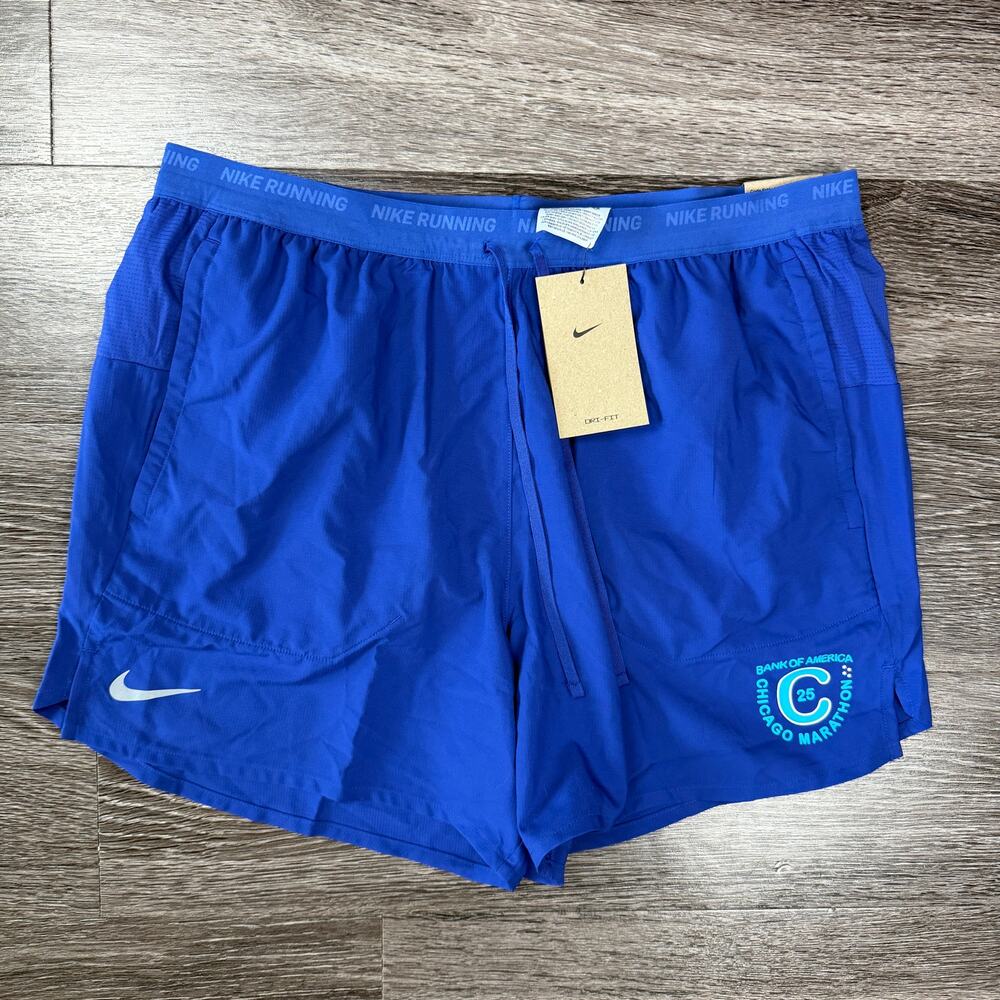 Nike Stride 5" Chicago Marathon 2025 Running Shorts Men's L NWT HQ4204-539